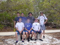 Crew gathered on Indian Key State Park