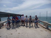 Bicycling out of Seabase, along the overseas highway